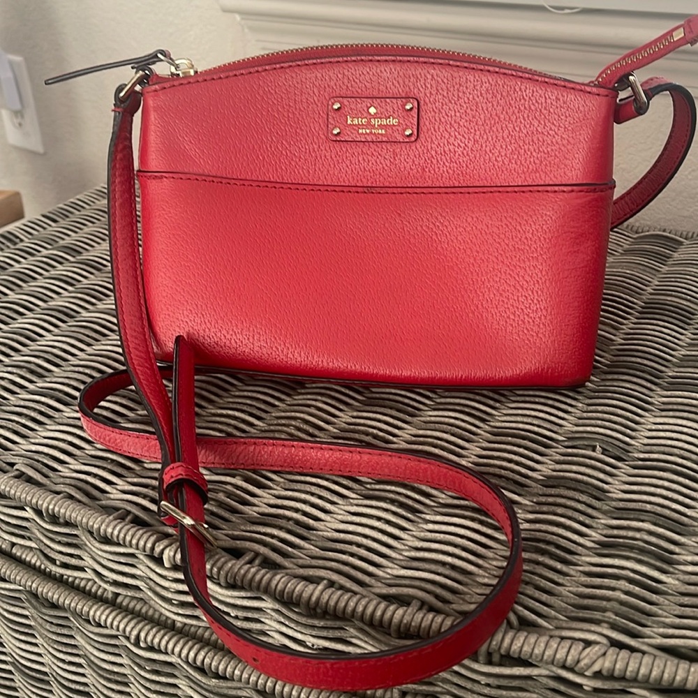 Kate Spade red Crossbody purse